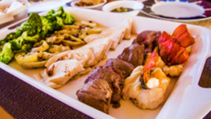 bahamas Yacht Catering Menu, Food,